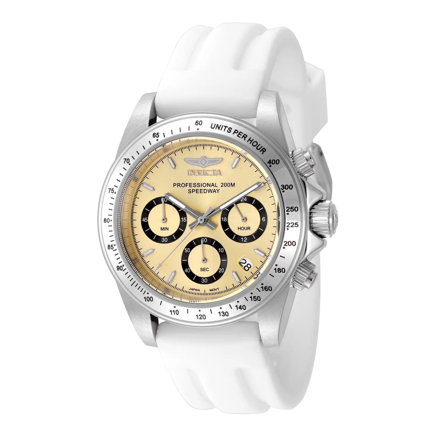 Invicta Speedway Quartz Gold Dial Men's Watch 39 mm 50487