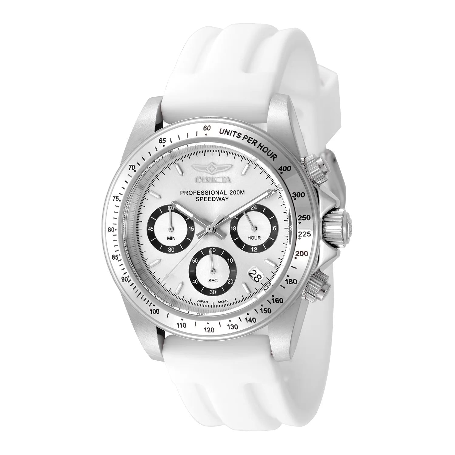 Invicta Speedway Quartz Silver Dial Men's Watch 39 mm 50488
