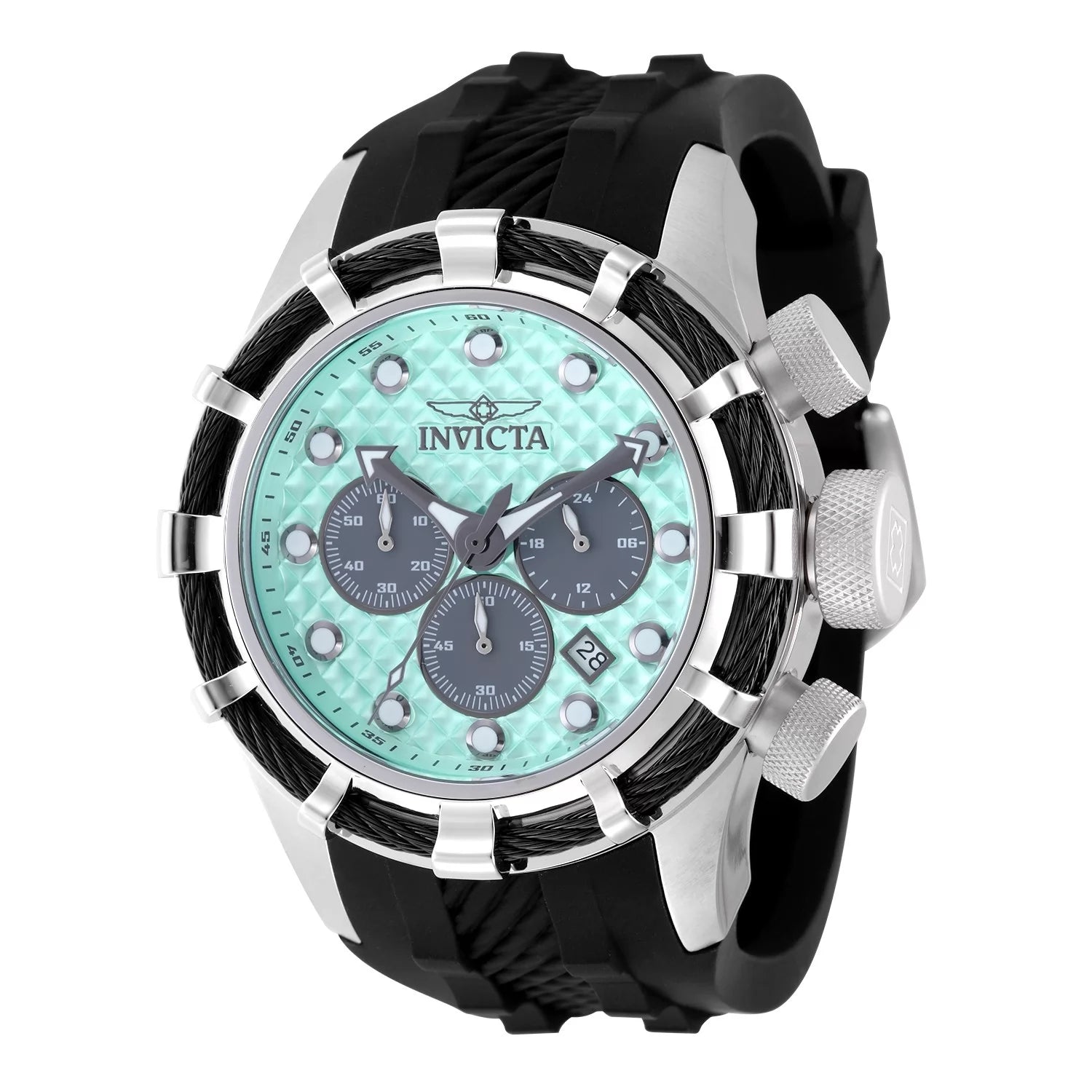 Invicta Bolt Quartz Grey Dial Men's Watch 50 mm 49164