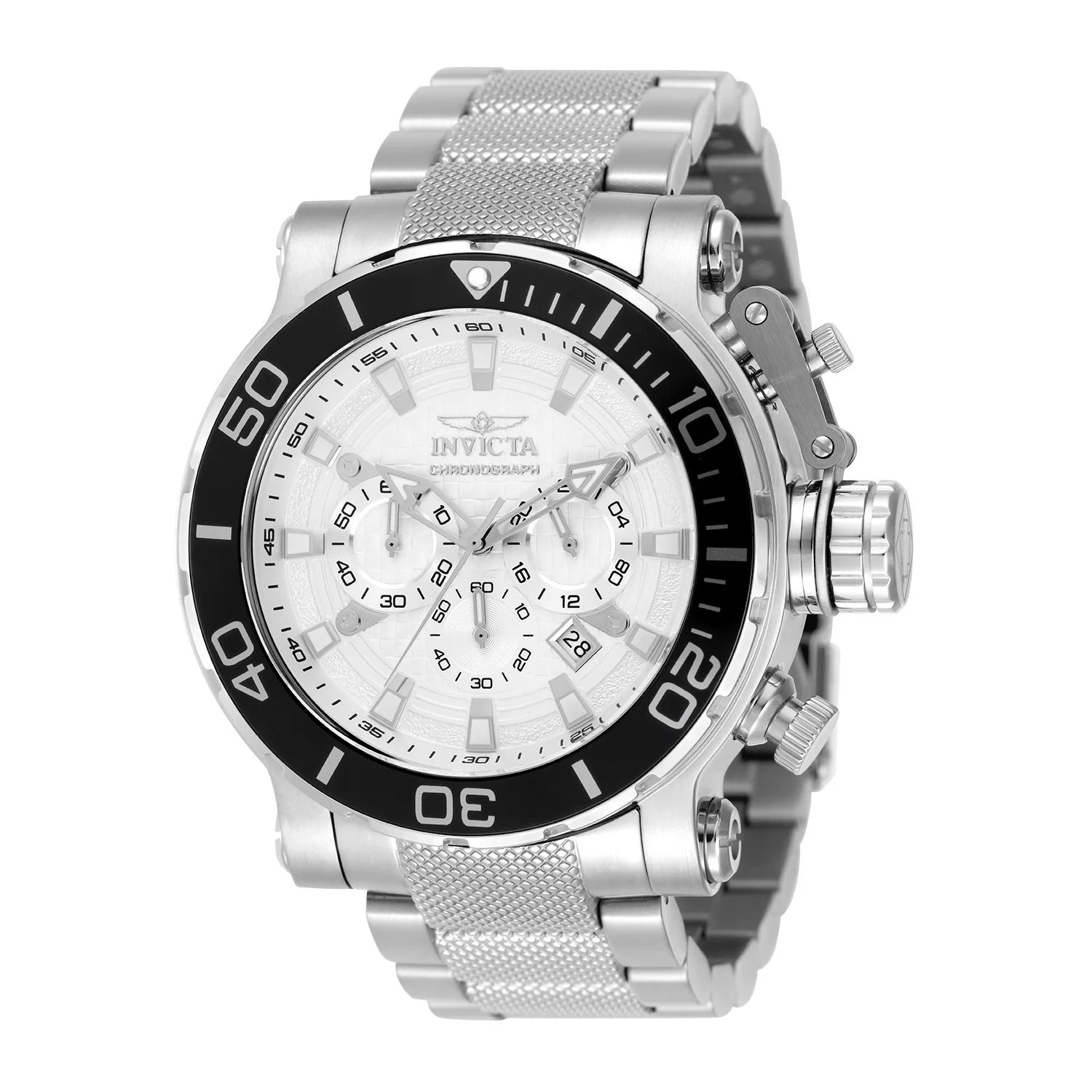Invicta Coalition Forces Quartz Silver Dial Men's Watch 52 mm 50235