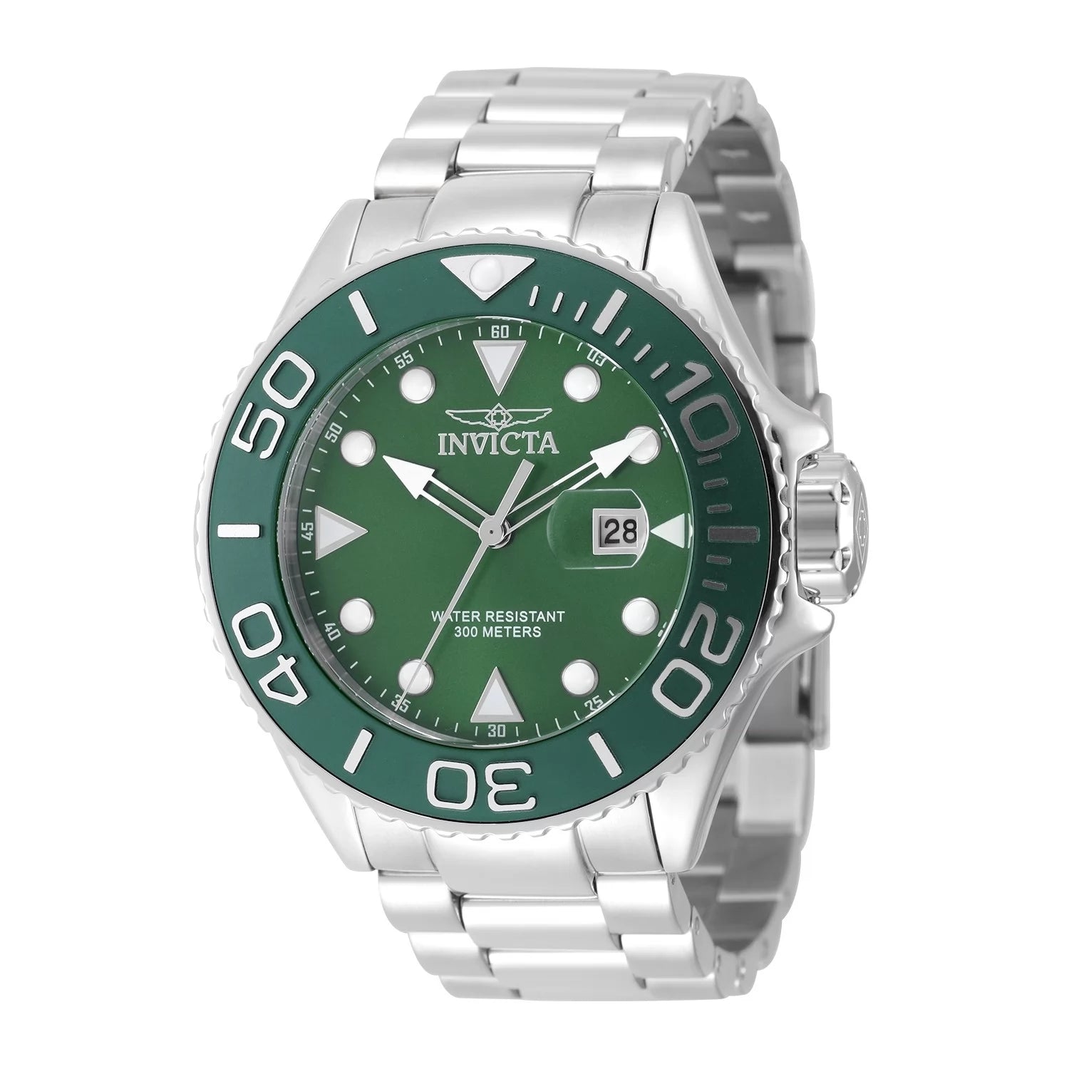 Invicta Pro Diver Quartz Green Dial Men's Watch 52 mm 49638