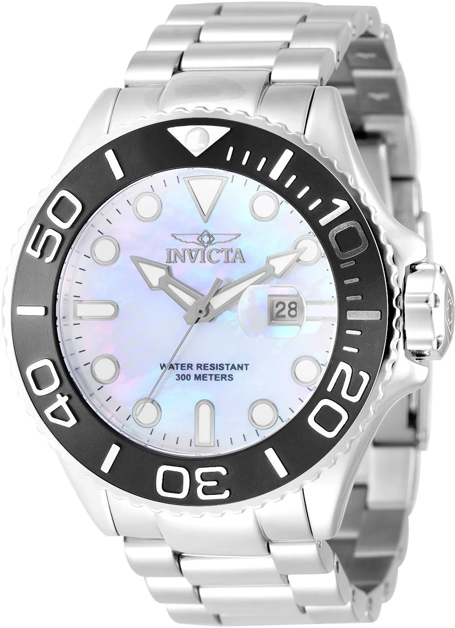 Invicta Grand Diver Quartz White Dial Men's Watch 52 mm 49153