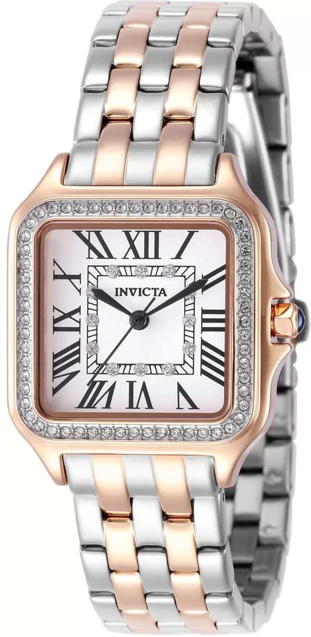 Invicta Angel Quartz Silver Dial Lady Watch 28 mm 50580