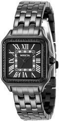 Invicta Angel Quartz Black Dial Lady Watch 28 mm 50581