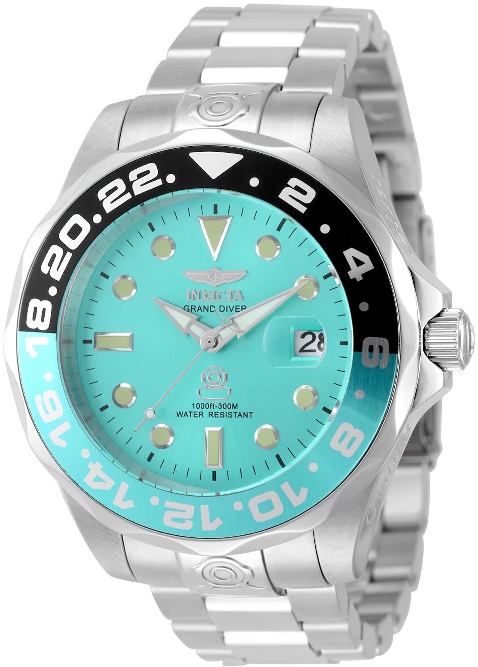 Invicta Pro Diver Automatic Tiffany Blue Dial Men's Watch 47 mm 49917