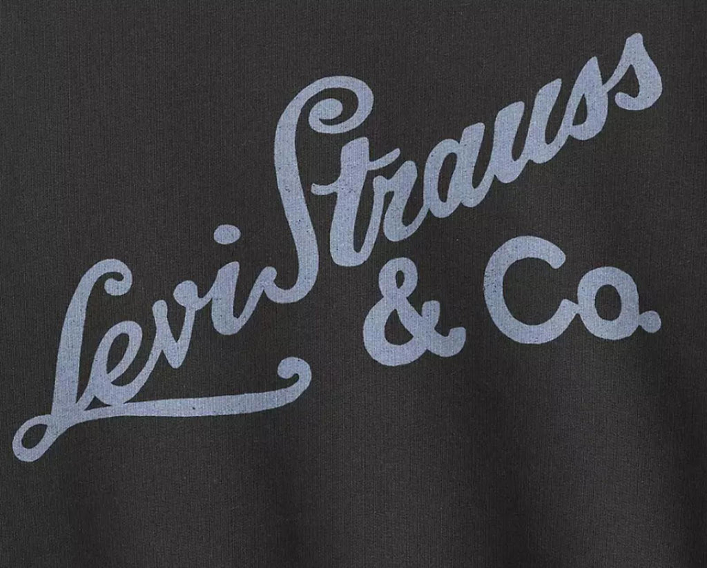 Levi's Women's Crewneck Logo Black - Size M