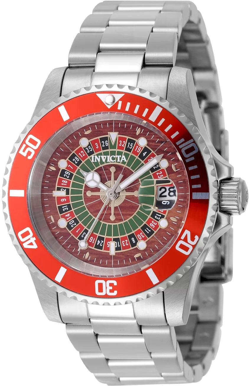 Invicta Pro Diver Quartz Green Dial Men's Watch 40 mm 50519