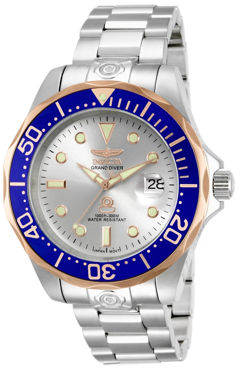 Invicta Pro Diver Automatic Silver Dial Men's Watch 47 mm 13788