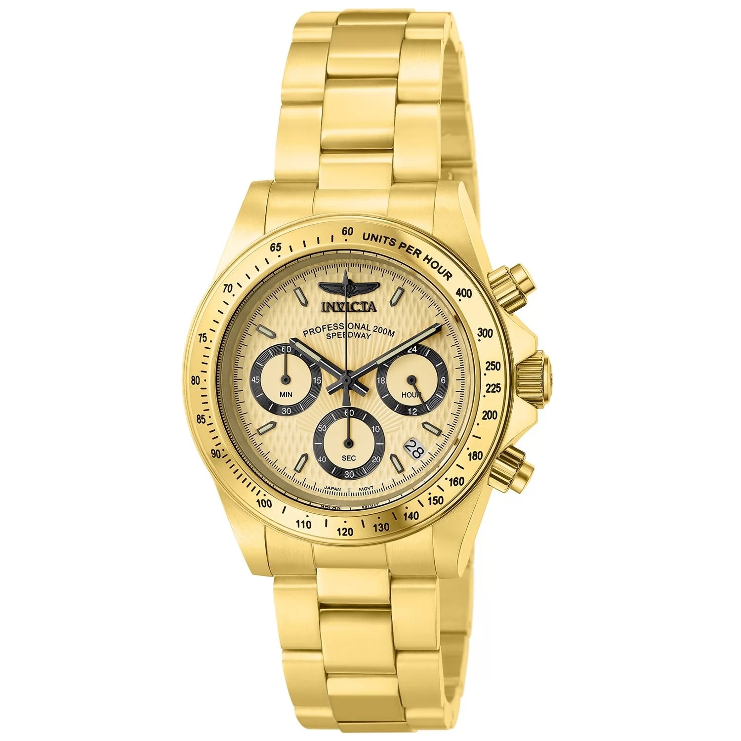 Invicta Speedway Quartz Gold Dial Men's Watch 39 mm 14929