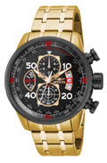 Invicta Aviator Quartz Black Dial Men's Watch 48 mm 17206
