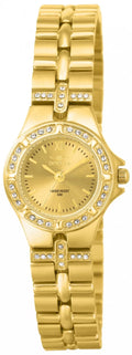 Invicta Wildflower Quartz Gold Dial Lady Watch 21 mm 0134