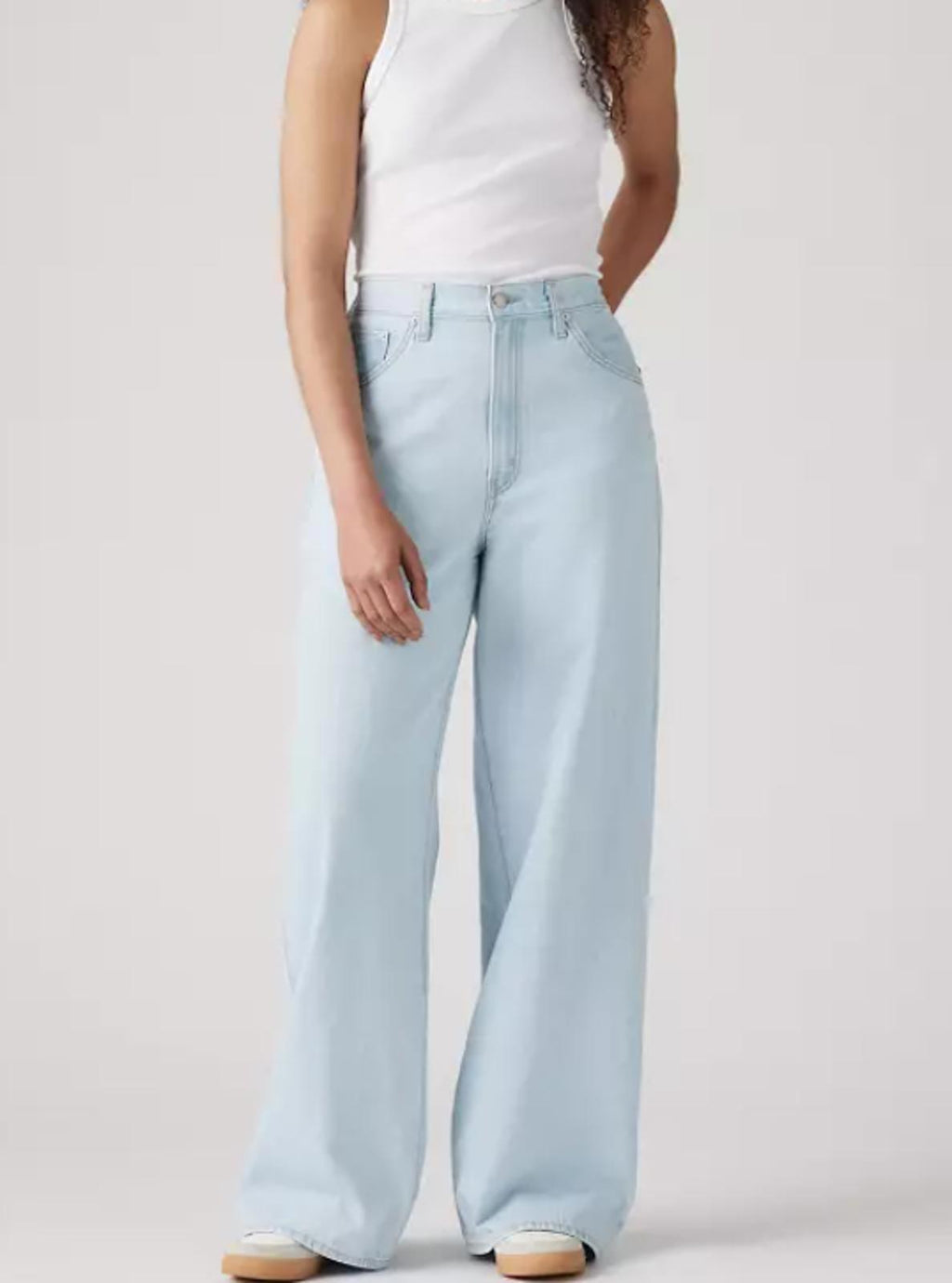 LEVIS WOMENS 94 BAGGY WIDE-LEG REL LIGHT TOUCH - Size -30X31