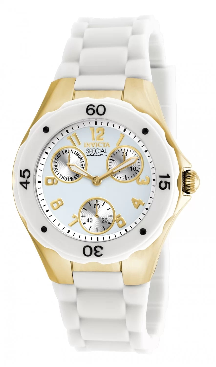 Invicta Angel Quartz White Dial Lady Watch 38 mm 18796