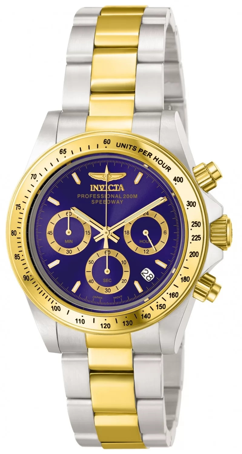 Invicta Speedway Quartz Blue Dial Men's Watch 39 mm 3644