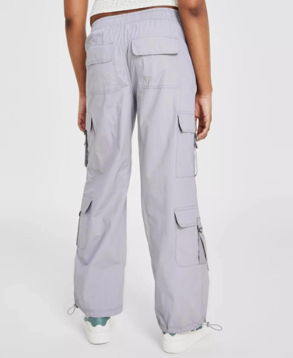 CELEBRITY PINK JUNIORS COTTON HIGH-RISE BAGGY PANTS - Size - Small