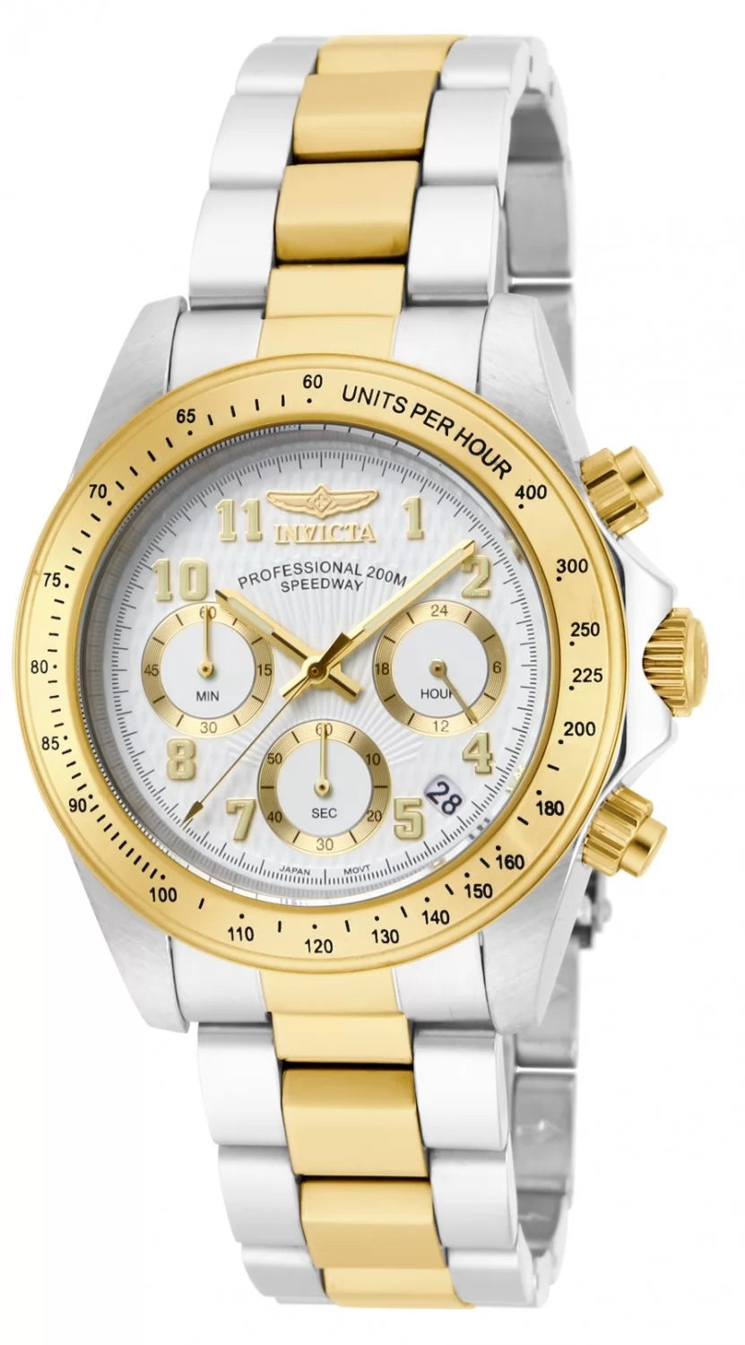 Invicta Speedway Quartz White Dial Men's Watch 39 mm 17026