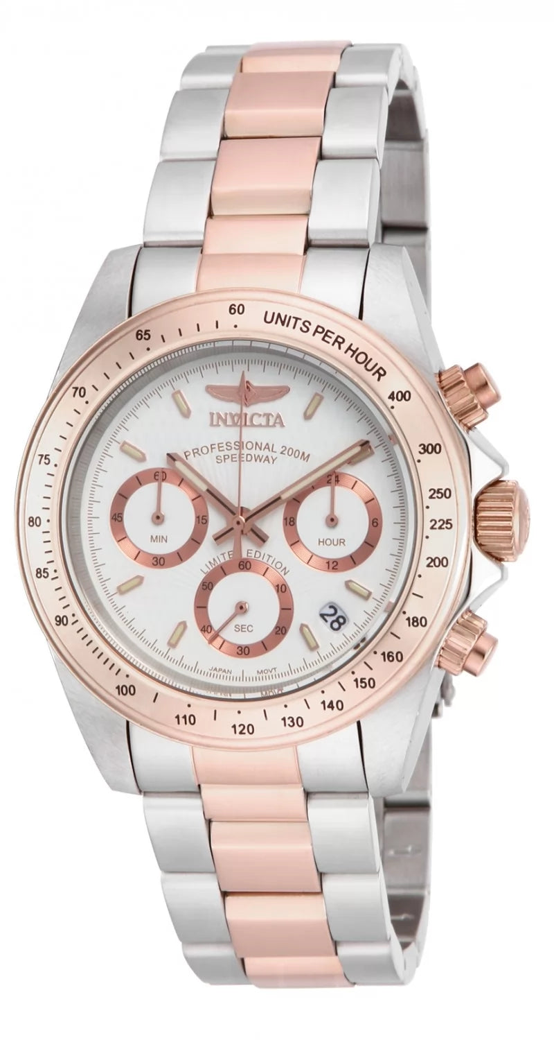 Invicta Speedway Quartz White Dial Men's Watch 39 mm ILE6932A