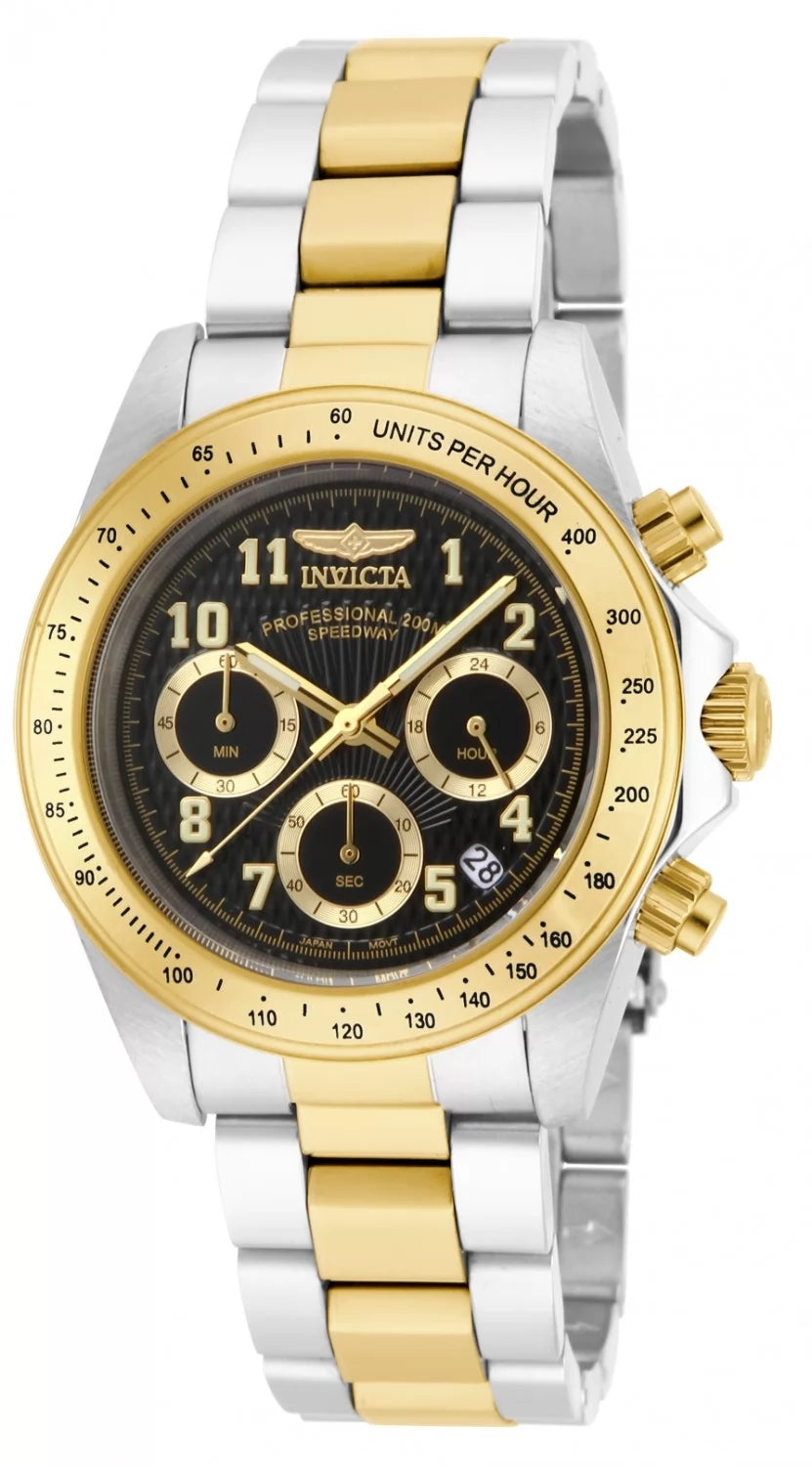Invicta Speedway Quartz Black Dial Men's Watch 39 mm 17027