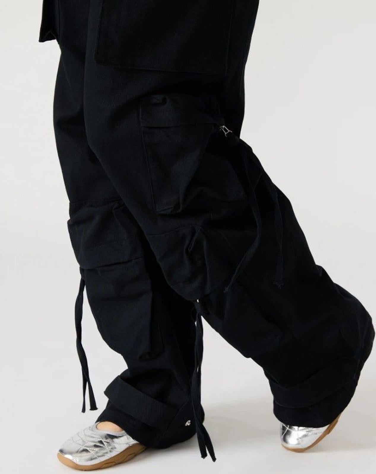 STEVE MADDEN WOMENS DUO HIGH RISE COTTON CARGO PANTS - Size XL