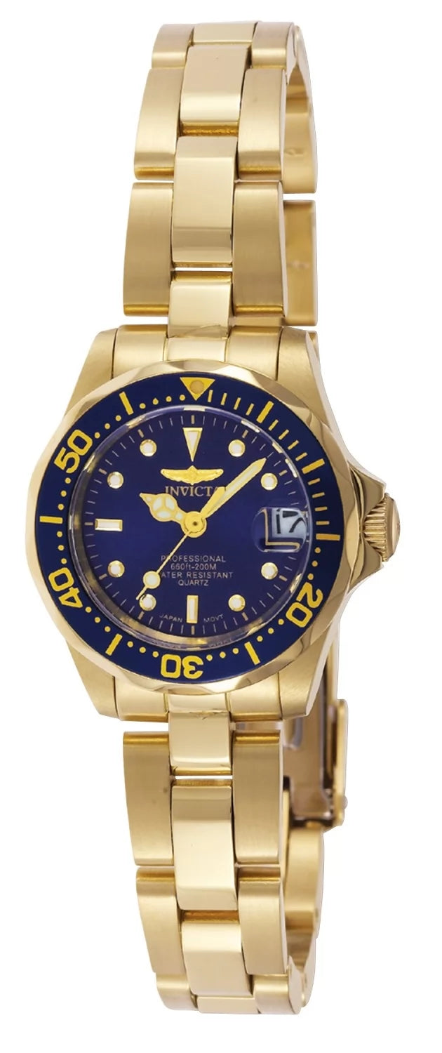 Invicta Pro Diver Quartz Blue Dial Lady Watch 24 mm 8944