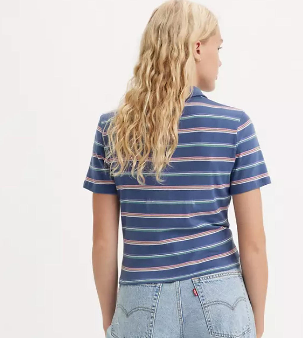 LEVIS WOMENS SUKI COTTON LAURA STRIPE Top Size - Small