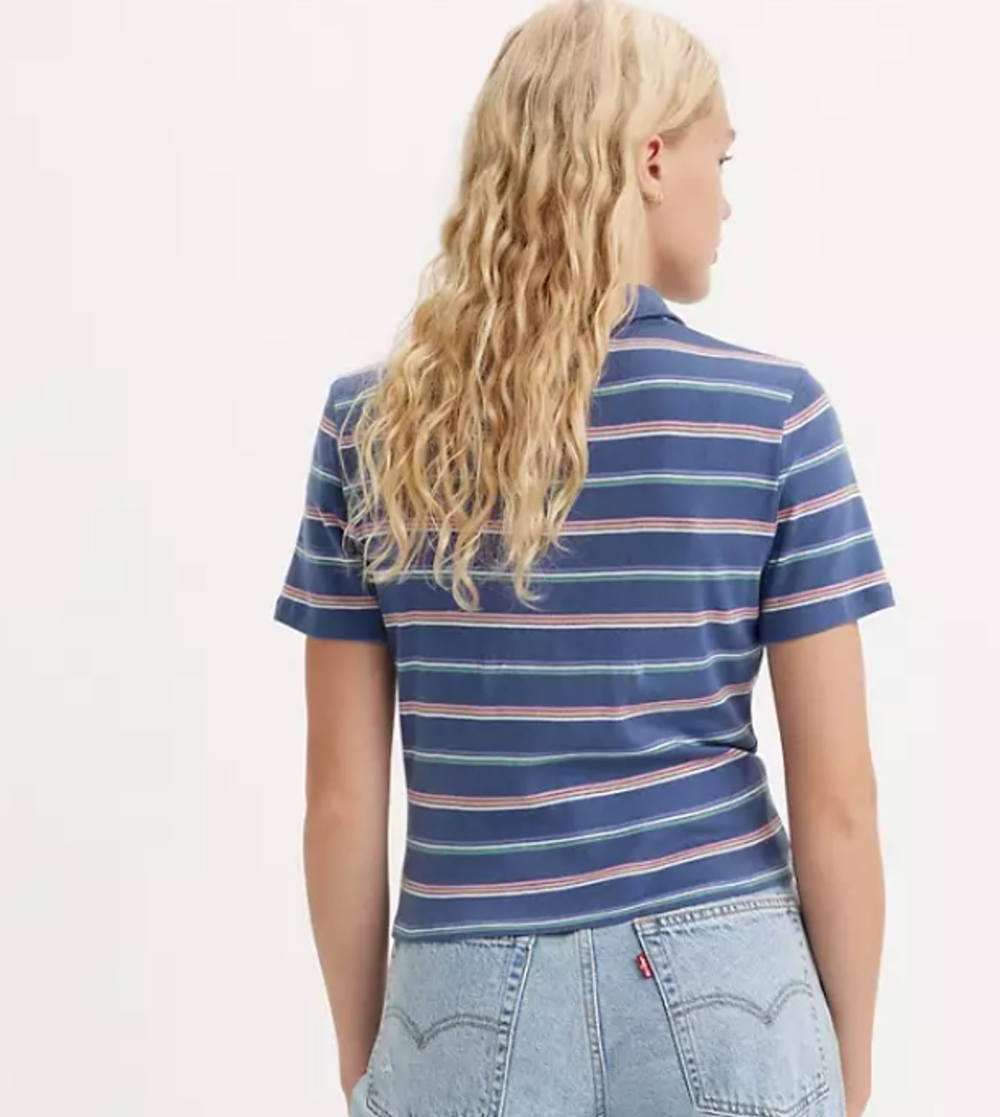 LEVIS WOMENS SUKI COTTON LAURA STRIPE Top Size - Small