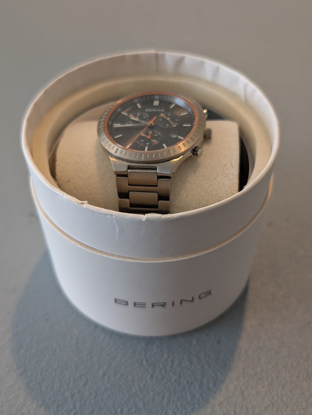 Bering Titan Chrono | Brushed Silver | 11743-709