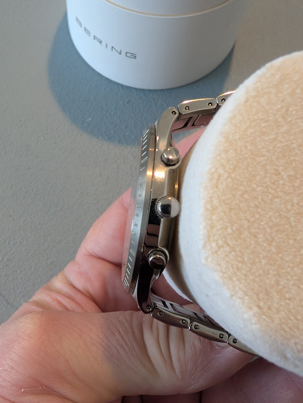 Bering Titan Chrono | Brushed Silver | 11743-709