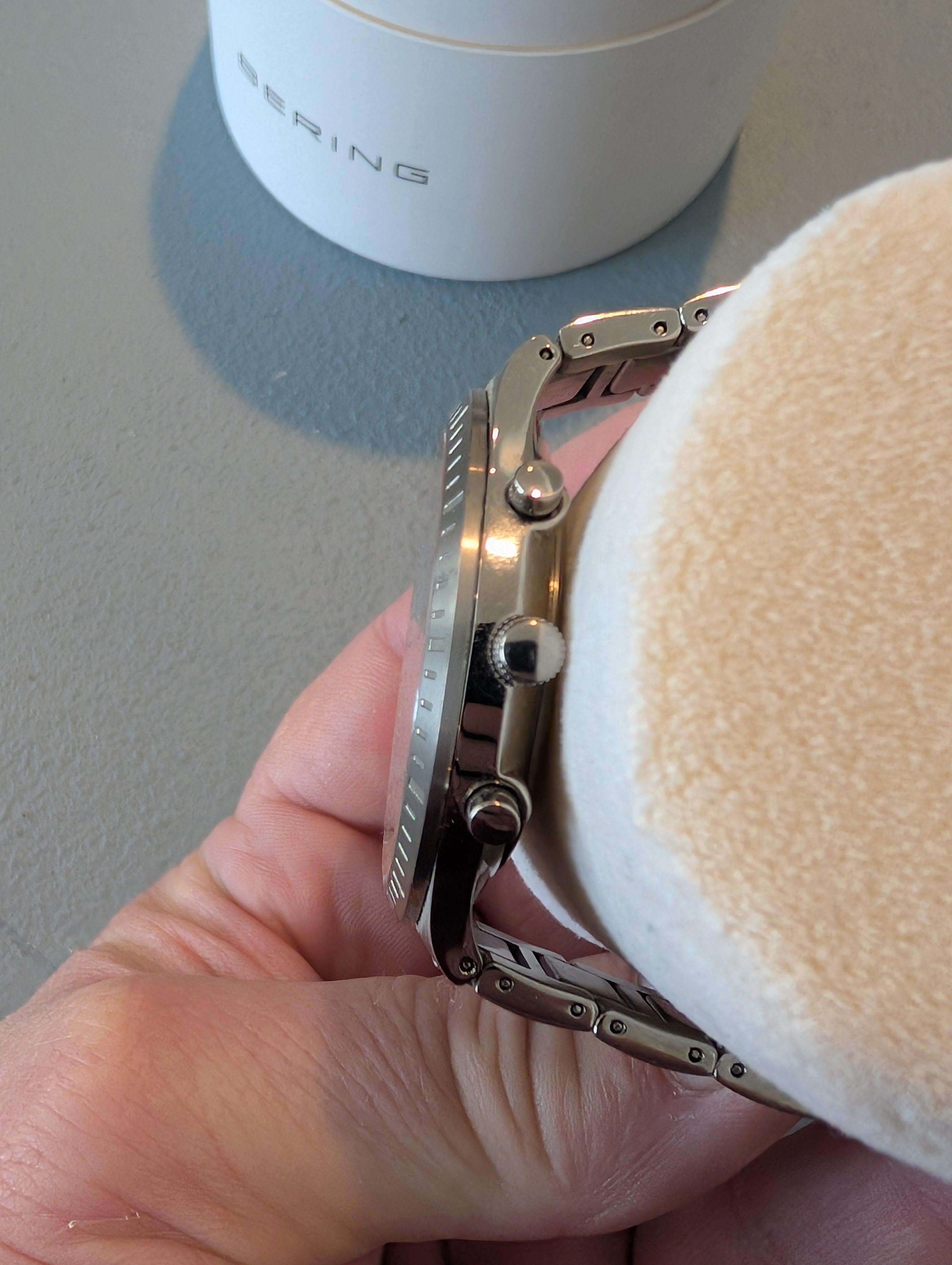 Bering Titan Chrono | Brushed Silver | 11743-709