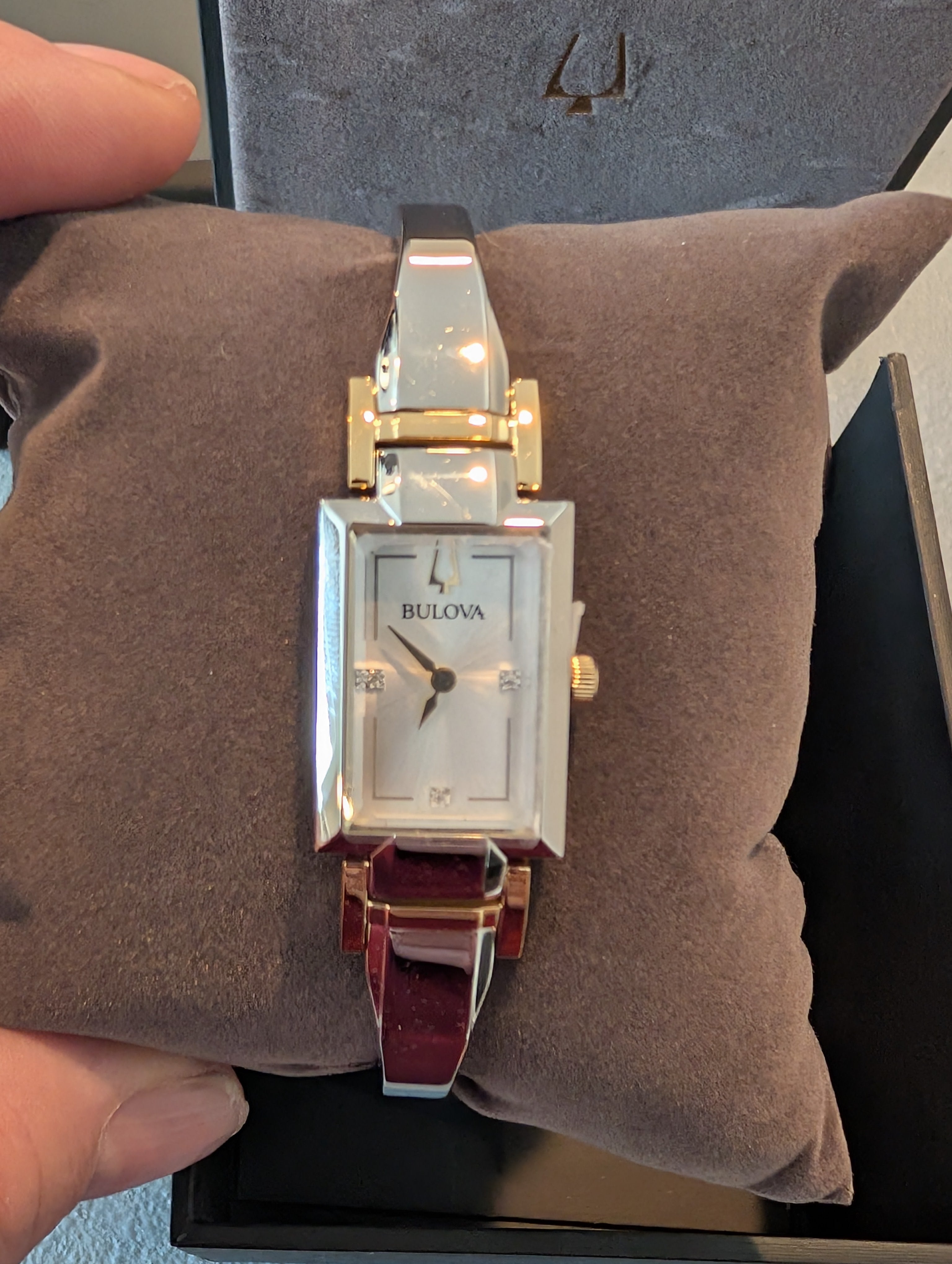 Bulova Classic Diamond Stainless Steel Women's Watch