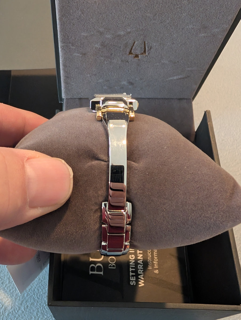 Bulova Classic Diamond Stainless Steel Women's Watch