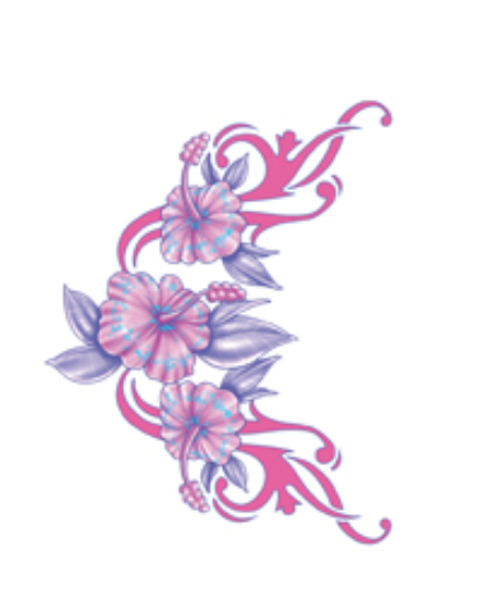 Butterflies & Blooms Temporary Tattoo Collection (300pcs)