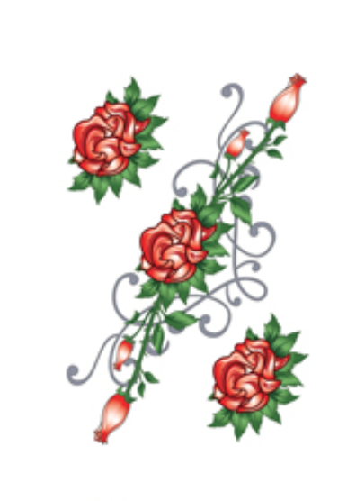 Butterflies & Blooms Temporary Tattoo Collection (300pcs)