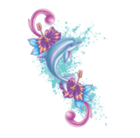 Butterflies & Blooms Temporary Tattoo Collection (300pcs)