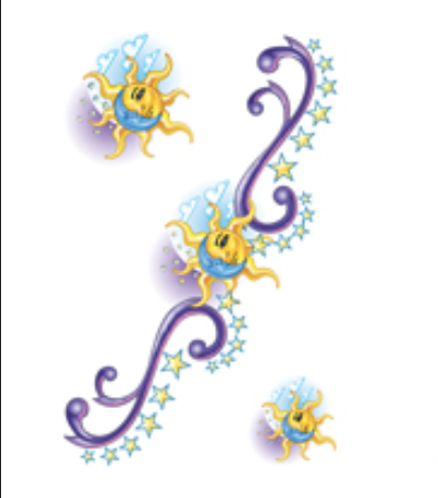 Butterflies & Blooms Temporary Tattoo Collection (300pcs)