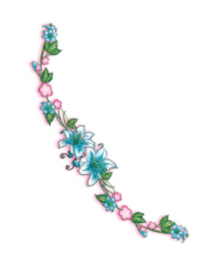 Floral Fantasies Temporary Tattoos