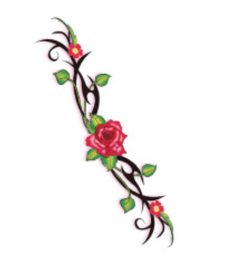 Floral Fantasies Temporary Tattoos