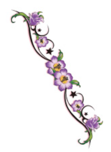 Floral Fantasies Temporary Tattoos