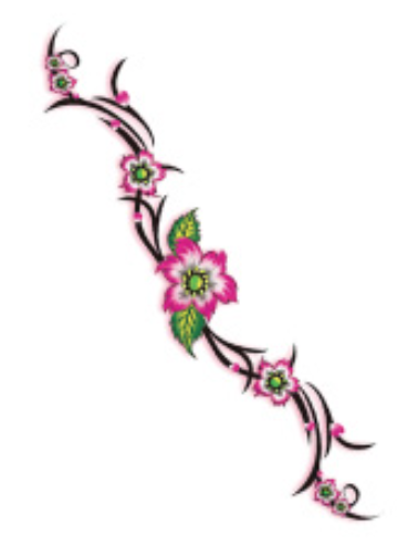 Floral Fantasies Temporary Tattoos