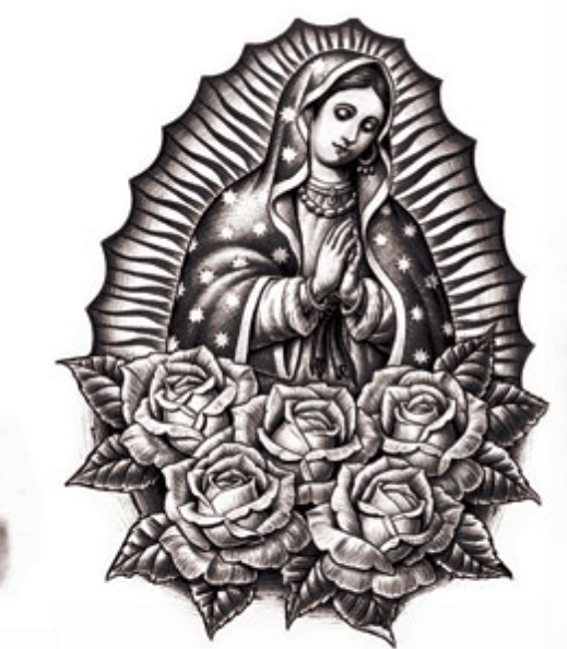 Calavera & Saints Temporary Tattoos
