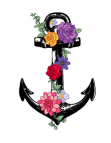 Floral Fusion Temporary Tattoos