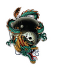 Dragon's Fury Temporary Tattoos