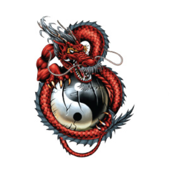 Dragon's Fury Temporary Tattoos