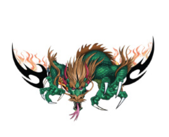 Dragon's Fury Temporary Tattoos