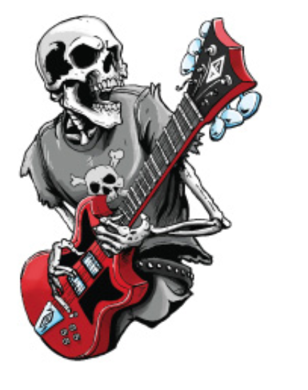 Skull Mayhem Temporary Tattoos