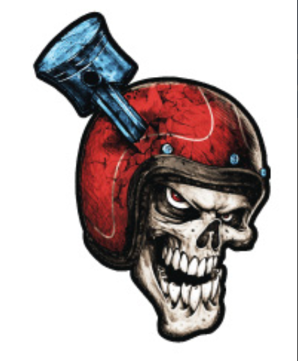 Skull Mayhem Temporary Tattoos