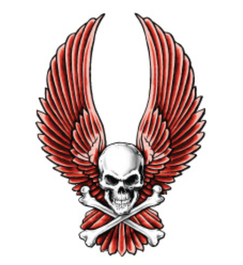 Skull Mayhem Temporary Tattoos