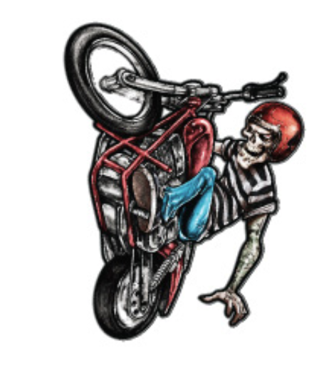 Skull Mayhem Temporary Tattoos