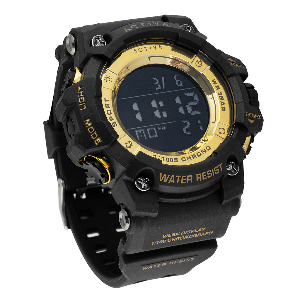 Activa Sync X Invicta Men's Digital Watch - 50mm. Black ACW8046-003