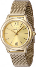Invicta Watch INVICTA WOMEN'S 48250 ANGEL QUARTZ 3 HAND GOLD DIAL WATCH